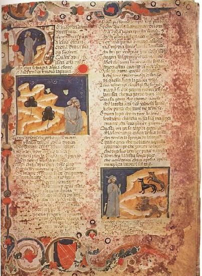unknow artist Dante Codex Germany oil painting art